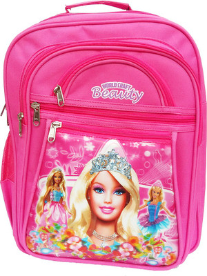 

World Craft Princess Mesh 18 L Backpack(Pink)