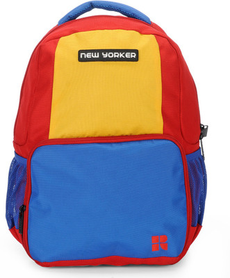 

New Yorker Caris 26 L Backpack(Red, Blue, Yellow)