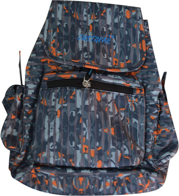 

JustGear Backpack-JG_103_Grey 20 L Backpack(Grey, Orange), Grey and orange