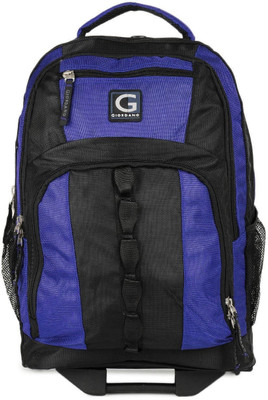 

Giordano Gbt-2024 Trolley Medium Trolley Backpack(Blue, Black), Black;blue