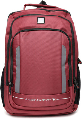 

Swiss Military Premium Multi-Utility Bag 15 L Laptop Backpack(Red), Red-1