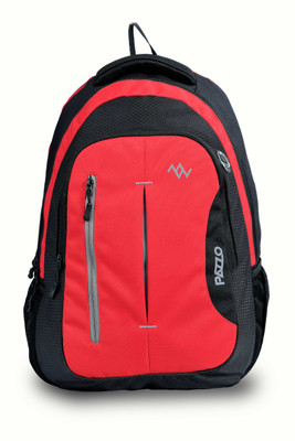 

Pazzo Polo 28 L Backpack(Black, Red, Grey), Black;grey;red