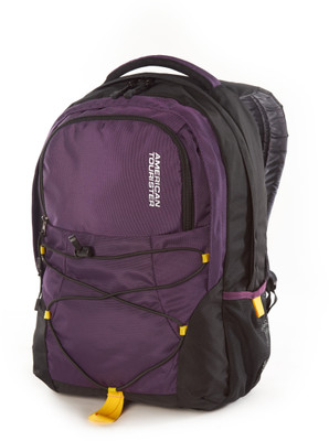 

American Tourister AMT Zap 2016 20 L Backpack(Black), Purple