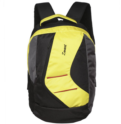 

Zwart VEZIK 20 L Medium Backpack(Black, Yellow)