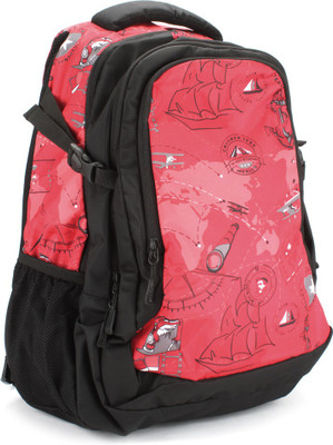

Wildcraft Aero VO Backpack(Black, Pink), Red