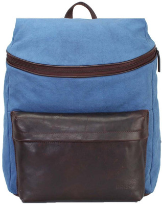 

Brune Canvas 12 L Large Backpack(Blue), Blue-201