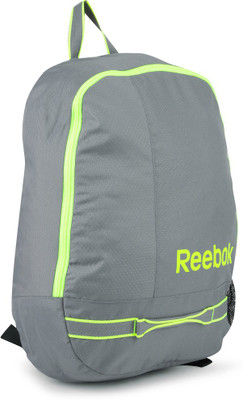 

REEBOK Essen Large Bpk Backpack(Grey, Green), Foggre;training
