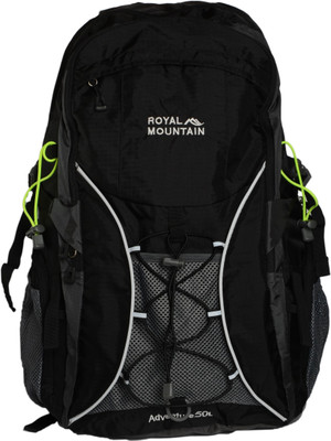 

ROYAL MOUNTAIN 1010(WITH RAIN COVER) 50 L Backpack(Black)