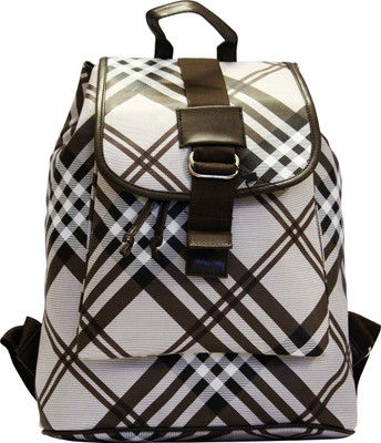

Moladz STEFFI 15 L Small Backpack(White, Brown)