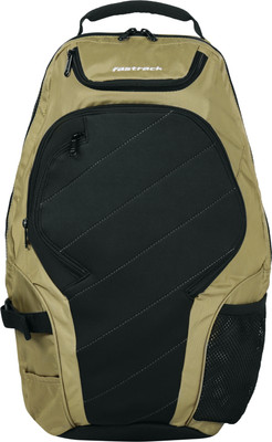 

Fastrack 28 L Large Backpack(Black, Khaki)