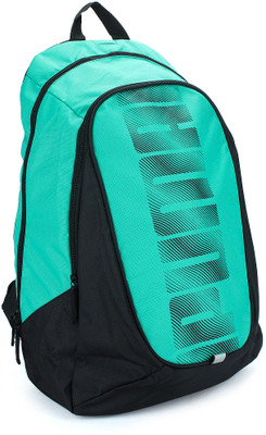

Puma Deck Backpack(Black, Green), Simply green;black