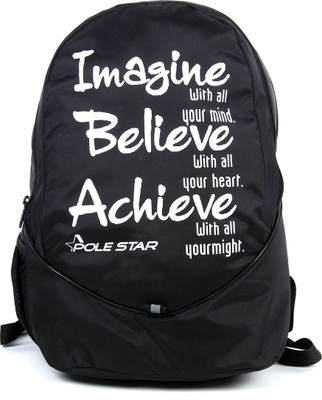 

Pole Star Buddy Casual 30 L Free Size Backpack(Black), 414