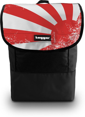

Tagger Phatpack Japanese Sundown Bsly_olbk (Black) Executive 18" 25 L Laptop Backpack(Black), Black;red