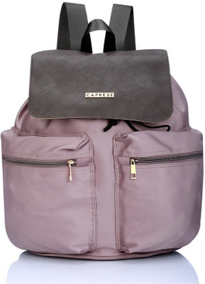 

Caprese ALISTAIR MEDIUM 2 L Medium Backpack(Grey), Peach-brown