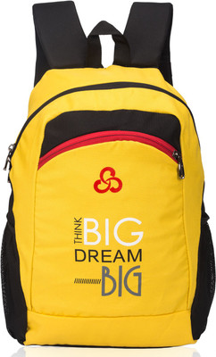 

Cosmus Think Big College Casual Bag 30 L Backpack(Yellow, Black), Black;yellow