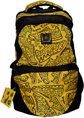 

Skyfashion Hyperspace 40 L Laptop Backpack(Multicolor), Black and yellow