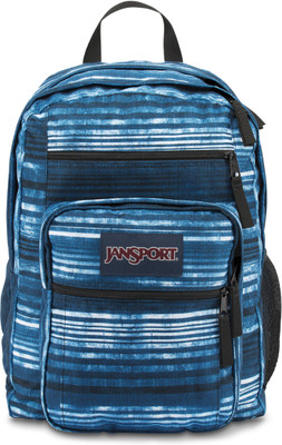 

JanSport Big Student 34 L Backpack(Blue, White), Multi variegated stripe