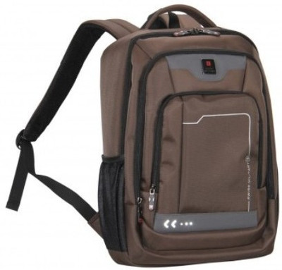 

Swiss Military Premium Multi-Purpose 15 L Laptop Backpack(Brown), Brown-1