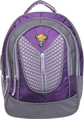 

NUAN NU24 35 L Backpack(Grey, Purple), Grey and purple