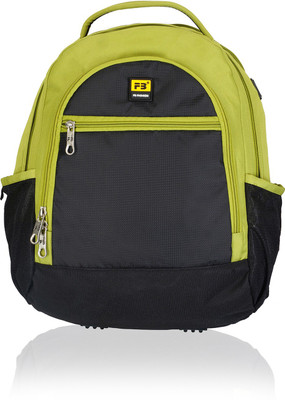 

FB Fashion SB-670 22 L Backpack(Black, Green), Black and green