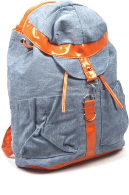 

Hobo BG18 4 L Medium Backpack(Blue, Orange), Blue;neon orange