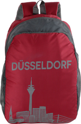 

The Blue Pink Dusseldorf 22 L Backpack(Multicolor), Red