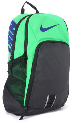 Nike Backpack(Black, Green), Green spark/black/deep royal blue