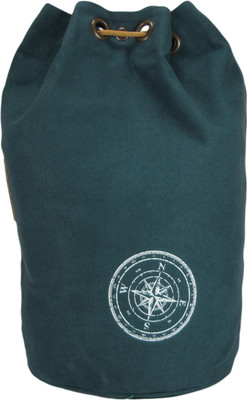 

The House of Tara Wax Coated Cotton Canvas Rucksack 21 L Backpack(Blue)