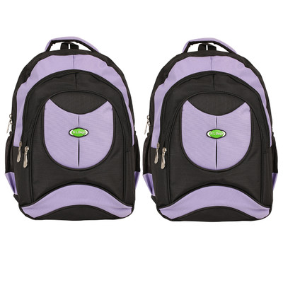 

Nl Bags thundercombo-11 20 L Backpack(Multicolor), Blackvoilet;thunderblackvoilet