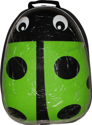 

DickyBird Hard Shell Ladybug Waterproof School Bag 15 L Medium Backpack(Green)