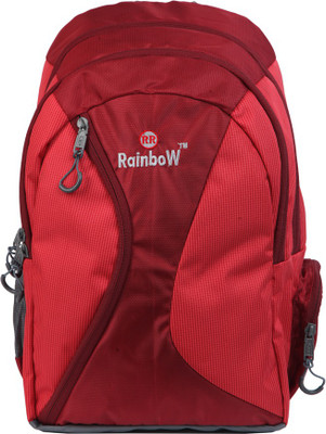 

Rr Rainbow STAR LIGHT 25 L Backpack(Red, Grey), Grey;red