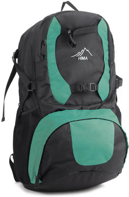 

HIMA Backpack(Black, Green), Black and green