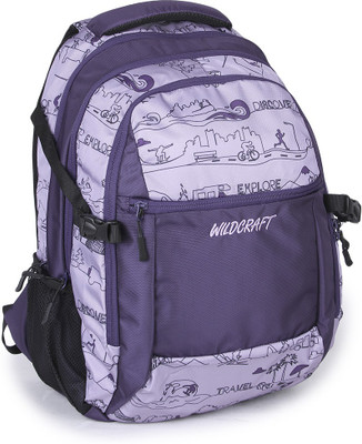 

Wildcraft Surf LD Backpack(Purple, Black)