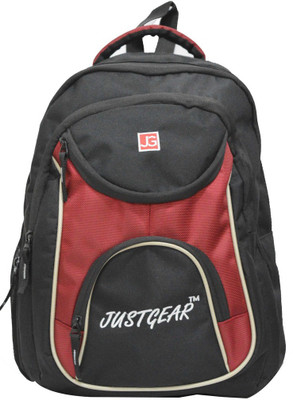 

JustGear JGB_018 36 L Backpack(Multicolor), Black and red