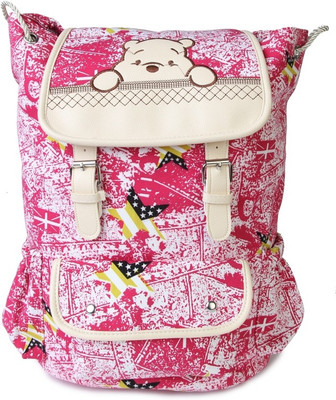 

Kleio Printed Canvas Backpack 1 L Backpack(Pink)