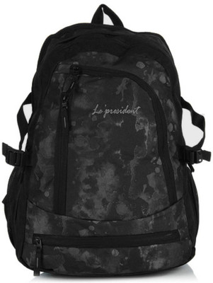 

President Learner 37 L Backpack(Grey, Black), Black;grey