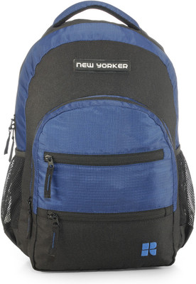 

new yorker gilly bts j 01 violet 12.3 L Backpack(Multicolor), Blue and black