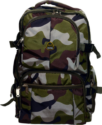 

United Bags Travel Gear Camouflage 40 L Backpack(Multicolor)