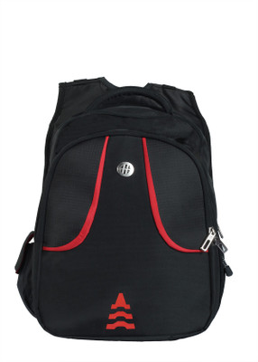 

Harissons Valiant 33 L Free Size Laptop Backpack(Black, Red)