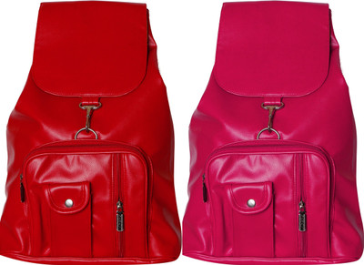 Only4you Pitthu Bag 2.5 L Backpack(Red)