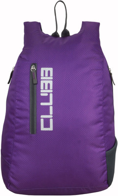 

Clubb College Casual Canter 10 L Backpack(Purple), Purple & grey
