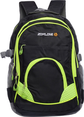 

ZIPLINE 1111-Black 21 L Backpack(Black)