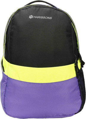 

Harissons Outstanding 37 L Free Size Backpack(Black, Purple)