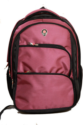 

sammerry 002 Purple 20 L Laptop Backpack(Black, Purple)