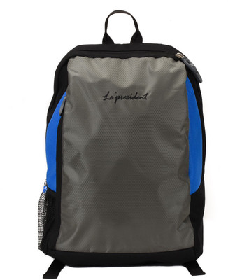 

President TRUE 23 L Laptop Backpack(Grey, Blue), Blue;grey
