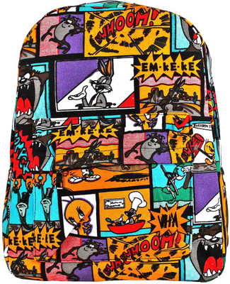 

Meraki Accessories Unisex Printed Road Runner 14 L Backpack(Multicolor), Black