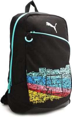 

Puma Graffiti Backpack(Black), Black;waterfall;multi color