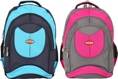 

Nl Bags thundercombo-10 20 L Backpack(Multicolor), Nblueskyblue;thundergraypink
