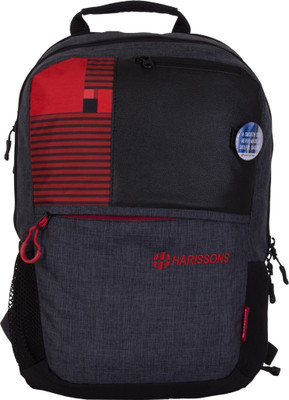 

Harissons Fibo 23 L Laptop Backpack(Grey), Grey;red