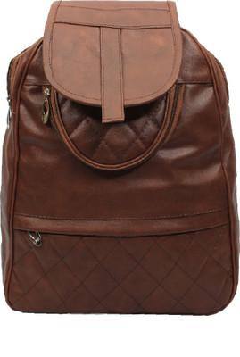 

Pochette Men & Women Brown 10 L Backpack(Brown)